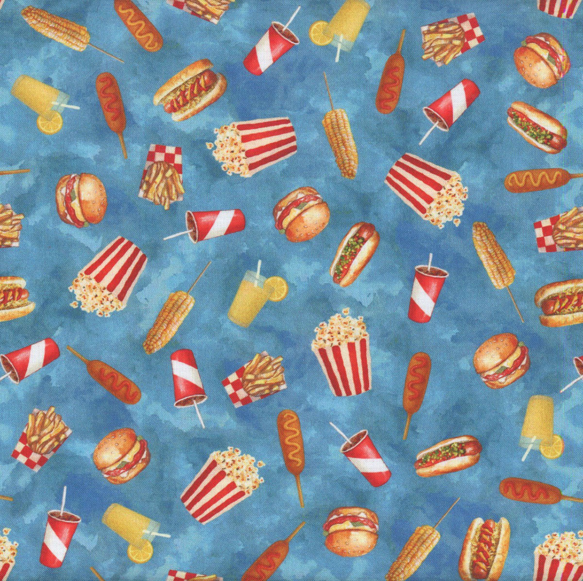 Windham Fabrics The State Fair Whistler Studios Burgers & Fries